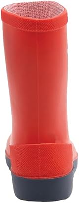Dunlop Mini Unisex Kids Wellington Elephant Pattern Calf High Rain Boots Red view 5