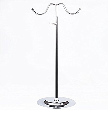 JM-capricorns Metal Handbag Rack Women Bag Display Stand Double Hook Adjustable Stainless Steel Holder