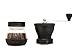 Manual Coffee Grinder - Adjustable Ceramic Burr Grinders with Hand Crank