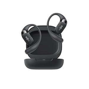 Shokz (ショックス) オープンイヤー イヤホン bluetooth ワイヤレスイヤホン OpenFit 2 ブラック