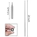 8 Pieces Gear Fire Bellows Collapsible Outdoor Blow Fire Tube Fire Blower Campfire Tool Stainless Steel Telescopic Gear Fire Bellow for Camping Traveling Fireplace