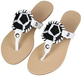 Baseball Flip Flops for Women Man Sport Sandals Beach Sport Disc Baseball Sandals Interchangable Flip Flops