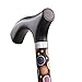 Switch Sticks Walking Cane for Men or Women, Foldable and Adjustable from 32-37 Inches, FSA and HSA Eligible, Bubbles