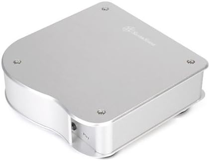 Silverstone Tek EB01S-E Aluminum 24-Bit/192kHz USB DAC Headphone Amplifier with XMOS XS1 TQ128 USB Decoder, Silver