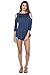 A+D Womens Soft Jersey 3/4 Sleeves Crewneck Top w/ Cold Shoulders (S-XL)