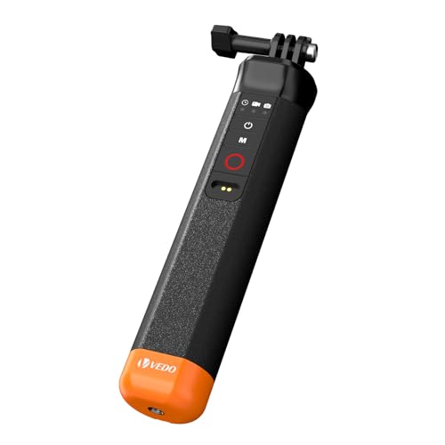 Bastão Flutuante Bluetooth com Controle Remoto Subaquático, Impermeável 15m, Carregamento Magnético, Compatível GoPro Hero 13/12/11/10/9/8, Punho Antiderrapante com Pulseira Anti-perda
