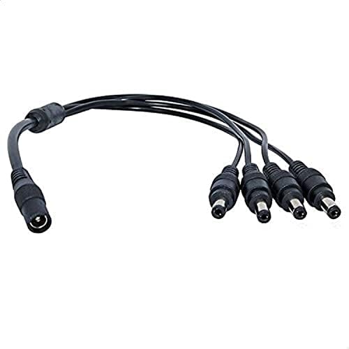 2B 4 Outputs Power Splitter CCTV Security Camera Cable (40cm) price in