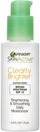 2 Bottles of Clearly Brighter Smoothing Moisturizer with SPF 15 2.5 oz ea