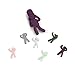 Umbra Drinking Buddy Wine Bottle Stopper & Six Wine Glass Markers – Food-Safe Flexible Rubber Molded Wine Bottle Holder, Saver & Wine Charms