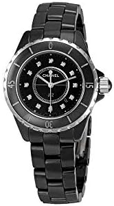 Chanel J12 Diamonds Black Ceramic 