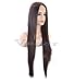 Vedar Celebrity Wigs Luxury Brown Lace Front Wigs for Women Silky Straight Wigs Long Hair Natural Looking Synthetic Lace Wigs Middle Part Flawless Hair Chocolate Hair Wigs Best Lace Front Wigs 22 inch