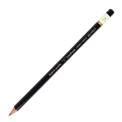 Tombow MONO Drawing Pencil, 5H, Graphite 12-Pack