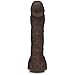 Doc Johnson Prince Yahshua - ULTRASKYN 10.5” Cock - With Removable Vac-U-Lock Suction Cup Base - F-Machine Compatible Dildo - Brown