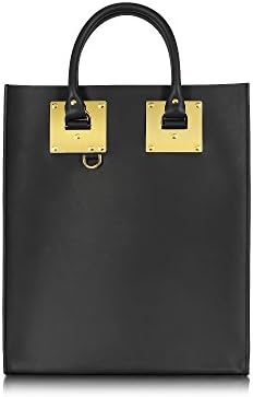 Sophie Hulme Women's Bg0261le Black Leather Tote