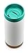 Ello Cole Vacuum-Insulated Stainless Steel Travel Mug, Teal, 16 oz