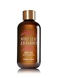 Mint Leaf & Bergamot Body Oil with Olive Oil