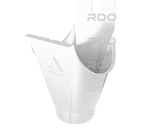 Rinneneinhangstutzen Einhangstutzen farbig von Roofart (weiß 9010)