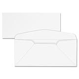 Quality Park, #10 Business Envelopes, Gummed, White, 500 per box (11112)
