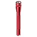Maglite Mini Incandescent 2-Cell AA Flashlight with Holster, Red