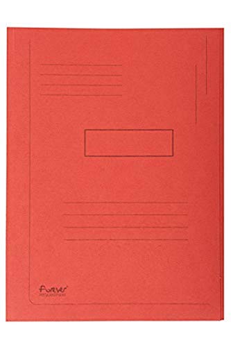 Exacompta 477473 - Pack de 50 subcarpetas A4, 280 gr, color rojo