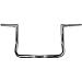 LA Choppers 1 1 /4in. Twin Peaks Touring Handlebar - 10in. Bagger - Chrome, Color: Chrome, Handle Bar Size: 1 1/4in.