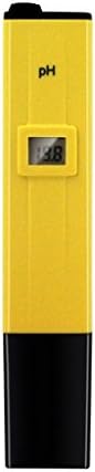 Metrology PH Meter Digital Tester with 2 Pack of Calibration Solution Mixture Included 0-14 pH Measurement Range, 0.1ph High Accuracy, 32-140 F with ATC Function