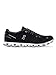 On Women's Cloud Sneakers, Black/White, 6.5 Medium US