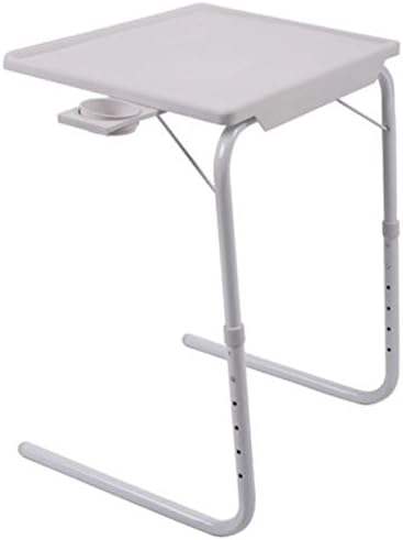 2 Desk Table Computer Tray Organizer Office Destop Home With Cup Holder White