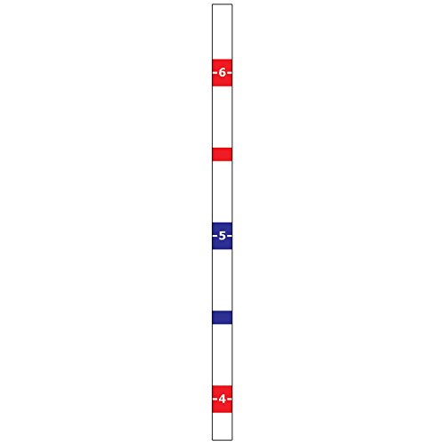 Doorway Height Indicator - 1-1/2" x 32" Decal - 6 Pack