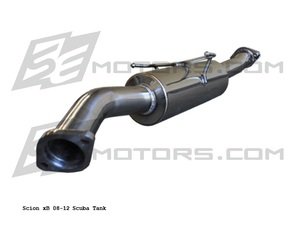 Tsudo Scion Xb 08-16 Cat-less Scuba Tank Mid-pipe