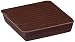 Shepherd Hardware 9074 1-5/8-Inch Square Rubber Furniture Cups, 4-Pack
