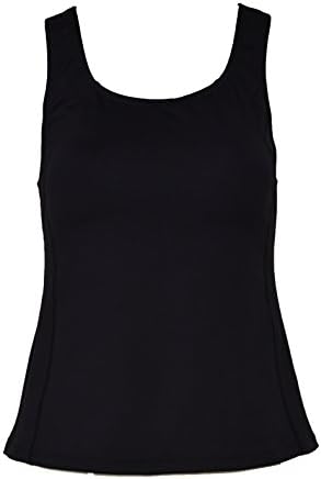 Private Island Hawaii Women UV Rash Guard Tankini Top Under Bra Swim Suit, UPF50+ Outdoor Track Suit/Yoga/RTY