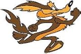 AJ's Signs & Apparel Wile E Coyote (Running) Vinyl Sticker Decal Cars Trucks Vans Walls Laptop