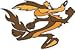 AJ's Signs & Apparel Wile E Coyote (Running) Vinyl Sticker Decal Cars Trucks Vans Walls Laptop