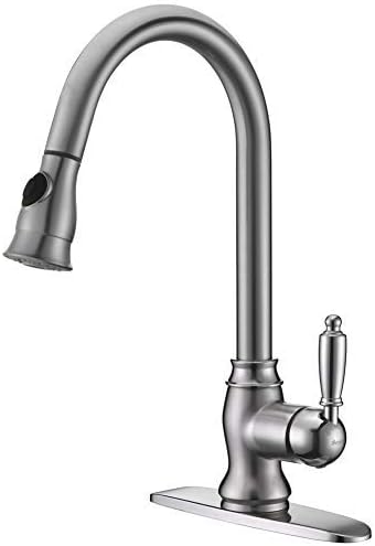 Sontiy Lead Free Kitchen Faucet With Pull Down Sprayer Best