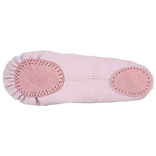 Dynadans PU Leather Ballet Shoes/Ballet Slippers/Dance Shoes (Toddler/Little/Big Kid/Women)-Pink-9M Toddler