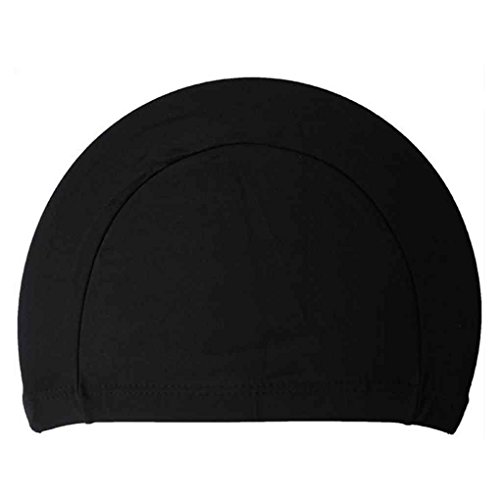 Miaomiaogo Unisex Polyester Cloth Fabric Bathing Cap Swimming Hats for Water Sports - Thumbnail 2