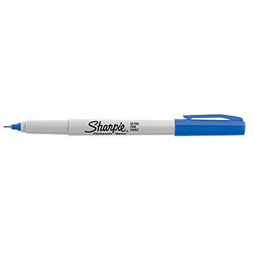 Sharpie 37003 UltraFine Permanent Marker, Marks on Paper and Plastic