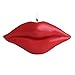 Fun Candles: Lip, Love, Sex Candle Set, Red Color, Set of 3 Candles Romantic Candles Birthday Candles Novelty Candles