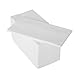 Honey Bright Linen-Feel Guest Towels (200 Pack) White Disposable Cloth-Like Paper Hand Napkins, 12