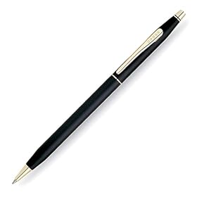 Cross Classic Century Black Ball-Point Pen with 23 Karat Gold Plated Appointments