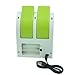Alytimes Desktop Dual Bladeless Portable Adjustable Angles Scented Air Conditioning Air Cooler USB Electric Mini Fan (Air Fan-Green)