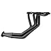 Hooker 2452HKR Competition Black Painted Header