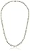 Sterling Silver White Freshwater Cultured A Quality Pearl Necklace (5.5-6mm), 20