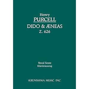 Dido and Aeneas, Z.626: Vocal score