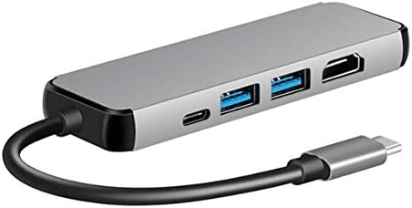 Type-C to Hdmi + Gigabit Ethernet Port + 2 Port USB3.0 + Pd Hub Docking Station 4K Converter Hub.