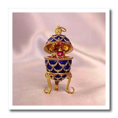 3dRose Picturing Pinecone Faberge&Number 174 Egg Iron on Heat Transfer, Multi-Colour, 8 x 8-Inch