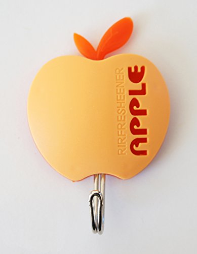 Hand-Leistungsstark-Mehrzweck-selbstklebend-Apple-Form-Haken-PACK-VON-3-Tragkraft-2-kg-BadezimmerKche-Haken