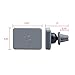Koomus Pro Air-M Air Vent Magnetic Cradle-less Smartphone Car Mount for all iPhone and Android Devices