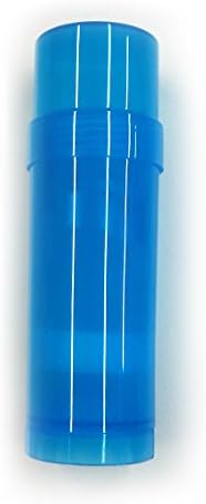 6 ct. Deodorant Twist-up Empty Containers (Natural) - for lotion bar, heel balm etc. (2 oz.) - Empty Deodorant Tubes (Blue)
